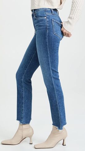 PAIGE Women's Cindy Bay Jeans with Destroyed Hem in Saudi Arabia