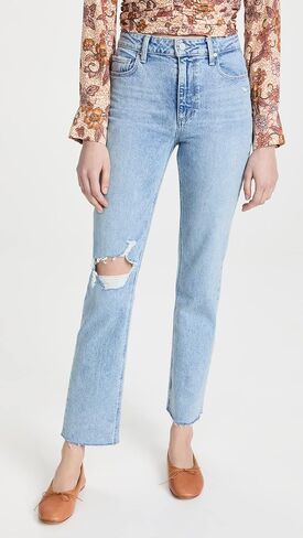 PAIGE Women's Stella Straight Jeans in Saudi Arabia