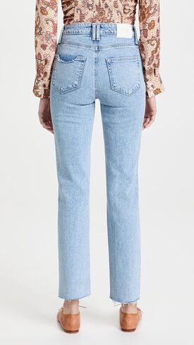PAIGE Women's Stella Straight Jeans in Saudi Arabia