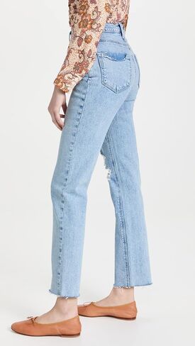 PAIGE Women's Stella Straight Jeans in Saudi Arabia