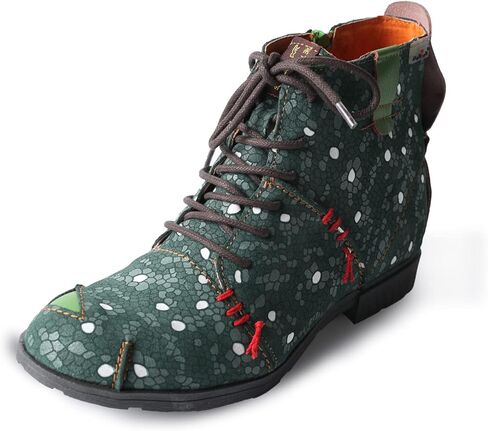 حذاء TMA EYES مصنوع يدويًا من الجلد بطبعة زهور in Kuwait