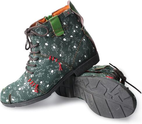 حذاء TMA EYES مصنوع يدويًا من الجلد بطبعة زهور in Kuwait