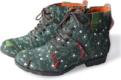 حذاء TMA EYES مصنوع يدويًا من الجلد بطبعة زهور in Kuwait