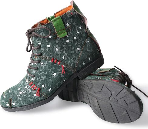 حذاء TMA EYES مصنوع يدويًا من الجلد بطبعة زهور in Kuwait