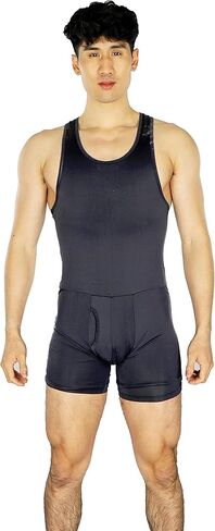 بدلة بوكسر قصيرة للرجال من Mona's Choice مصنوعة من الليكرا أو القطن/الألياف اللدنة/ بدلة للجسم للرجال/قطعة واحدة in Kuwait