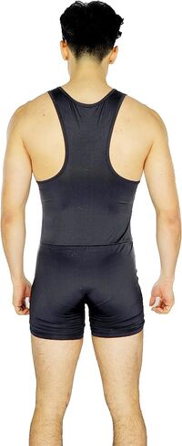 بدلة بوكسر قصيرة للرجال من Mona's Choice مصنوعة من الليكرا أو القطن/الألياف اللدنة/ بدلة للجسم للرجال/قطعة واحدة in Kuwait