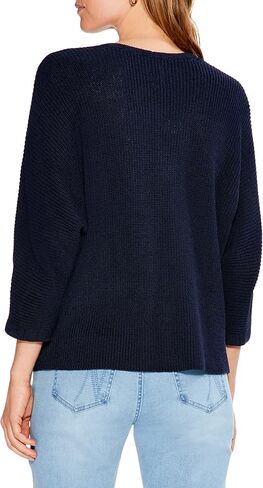 NIC+ZOE Women's Relaxed Shaker Knit Sweater in Saudi Arabia