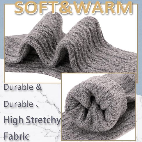 EBMORE جوارب صوفية للنساء حذاء للمشي لمسافات طويلة دافئ متماسك دافئ الشتاء طاقم واجب العمل جوارب ناعمة تخزين المواد هدية للسيدات 5 in Kuwait