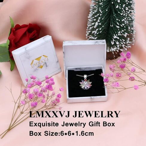 LMXXVJ Necklace Pendant for Women,Teardrop Necklace Birthstone Necklace Pendant Jewelry Anniversary/Birthday Gift for Mom Wife Friend,18" + 2" in Kuwait
