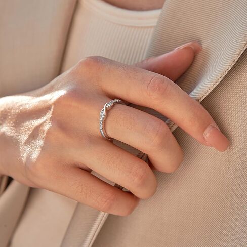 خاتم بعقدة مطلي بالذهب عيار 18 قيراط للنساء من الأم والابنة، هدايا مجوهرات لعيد الأم وعيد الميلاد للأم والابنة in Kuwait