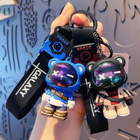 ملابس JINZHOUFZ الرائعة المتغيرة، سلسلة مفاتيح عصرية بشخصيات مختلفة للرجال والنساء in Kuwait