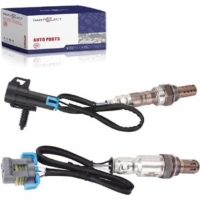 2PCS 234-4242 234-4530 Oxygen Sensor Upstream Downstream Heated Replacement for Chevy Equinox Captiva GMC Terrain Saturn Vue Sky Pontiac G6 2.4L