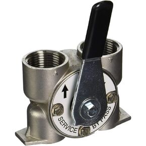 Valumax Fleck 60041SS 1 Stainless Steel Bypass"