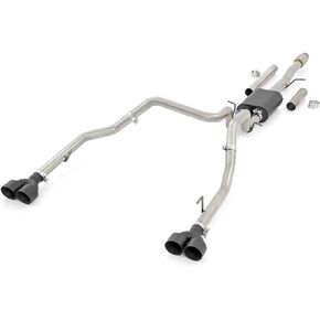 Rough Country Dual Cat-Back Exhaust for 19-24 Chevy/GMC Sierra |5.3L - 96011