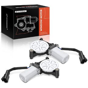 A-Premium Left and Right Window Lift Motors Compatible with Chevrolet Silverado, Suburban, Avalanche, Tahoe & GMC Sierra 1500 2500, Yukon & Cadillac Escalade ESV EXT & Pontiac Grand Prix, 2-PC Set