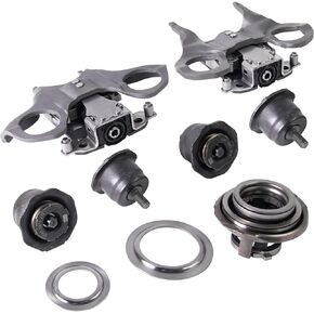 طقم رافعة شوكة إصدار القابض متوافق مع Ford Focus 2011-up/Fiesta 2012-up/B-MAX/EcoSport/Focus، أداة فحص شوكة القابض المزدوج من سبائك الألومنيوم، استبدال # CA6Z-7515-J، CA6Z-7515-K