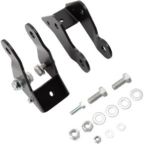 dynofit 3-5" Shock Extenders for Chevy Silverado&GMC Sierra C1500, Rear Lowering Shock Mount Drop Shock Brackets Compatible with 1988-1998 Silverado Sierra C1500 Pick-ups RWD 2WD, Shock Extension Kit