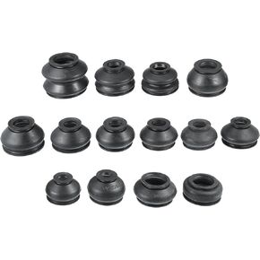 Universal Car Turn to Rod Arm Ball Joint Head Dust Protection Car Suspension Steering Parts Rubber Black