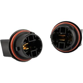 2Pcs Front Turn Signal Sockets 224-394-025 Compatible with Freightliner Cascadia Columbia M2 for 4157 3157 Bulb Socket Headlight Turn Signal Sockets