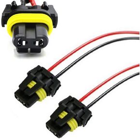 iJDMTOY 900-Series 9005 9006 أنثى محول الأسلاك تسخير مآخذ الأسلاك متوافق مع ضوء القيادة التلقائي، ضوء الضباب، الخ