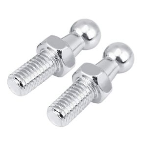 Ball Stud Bolt M8, Ball Bolt, 2 pcs Car Stainless Steel Ball Stud Bolt M8 for Gas Struts Ball Ended Bonnet 8Mm Ball Stud Ball Stud 10mm Stainless
