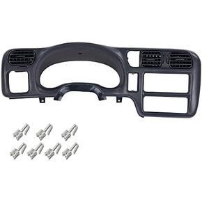 G-PLUS Dash Trim Bezel Cover Dark Gray Compatible with 98-04 Blazer Jimmy Sonoma S10
