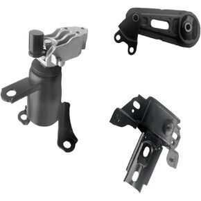 Engine Motor Transmission Mount Kit 3pcs Compatible with 2011 2012 2013 2014 Mazda 2 1.5L L4 Petrol A4429 A4430 A4428 9708 9792 3253