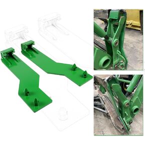 ECOTRIC Tractor Loader Quick Tach Weld On Mounting Brackets Compatible with John Deere Tractor Loaders