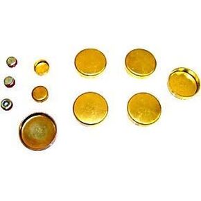 DNJ FPS1120 Freeze Plug Set (Brass) for 87-06 Jeep/Wrangler, Grand Cherokee, Cherokee, Comanche, Wagoneer 4.0L L6 OHV Naturally Aspirated