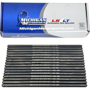 Michigan Motorsports 7.400" Chromoly LS Pushrods 5/16" Diameter 4.8 5.3 6.0 LS1 LS2 LS3 LS6