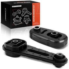 A-Premium 2PCS Front and Rear Torque Strut Mount Set Compatible with Nissan Sentra 2007 2008 2009 2010 2011 2012 L4 2.0L, Automatic CVT Transmission, Replace# 11360ET00A, 11380ET000