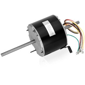 F48AE48A61 Fan Motor Replacement genteq F48AE48A61 Fan Motor/3314471.011/3314471.013, Compatible with Dometic Duo-Therm Penguin II 641815/641816/641835/641915/641916/641935-3 Speed, 1/4 HP, 1650RPM