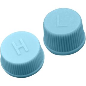 Blue Replacement Valve Caps for Car Air Conditioning, Leakproof R134a AC System Charging Port Caps (Low and High Pressure) Valves 2 Pcs in Kuwait