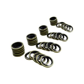 Fuel Sealing Washers Seal Washer Fit for Banjo Bolt 8mm 10mm 12mm 14mm, Fit for Dodge Cummins Fuel System, Replace 3963983 3963988 3918188 4934278 40PCS