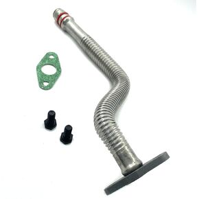 5.9L Oil Return Drain Line, 5135786AB, 3970875, Turbo Oil Return Pipe Tube fits for Dodge Cummins 5.9L Diesel 2004 2005 2006 2007