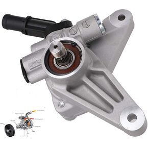 Power Steering Pump for 2005-2008 Honda Pilot 2005-2010 Honda Odyssey 2007-2013 Acura MDX Replace # 56110-RGL-A03 56110-PVJ-A01 56110-RYE-A02 Power Assist Pump