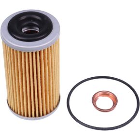 Transmission Oil Filter with Gasket and Drain Plug Washer 31726-28X0A 11026-JA00A Compatible with Nissan Rogue Maxima Altima Sentra Versa