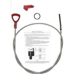 Transmission Dipstick | Fluid Tool | KIT: Instructions & Locking PIN & O-Ring for Cap | 722.6 | OE# 140589152100 | Compatible with Select Mercedes Benz & Sprinter