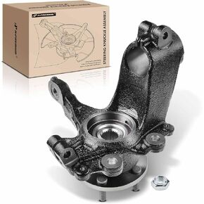 A-Premium Front Steering Knuckle & Wheel Bearing Hub Assembly Compatible with Ford Focus 2012-2018, w/5-Lug, Left Driver Side, Replace # CV6Z3K186A