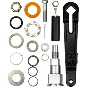 Upper Gimbal Steering Shaft Pin Seal Bushing Nut Kit 98230A1 for MerCruiser Bravo Alpha One Gen 2 Inboard Engine, 98262A1 866718A01, 22-88847A Gimbal Ring Upper Steering Arm Lever