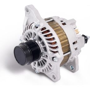 11231N Alternator Fits for Chrysler 200/Cirrus/Sebring Dodge Avenger/Caliber Jeep Compass/Patriot, L4 2.0L/2.4L, 2007-2017#12V/115A Clockwise, 6-Groove Clutch Pulley