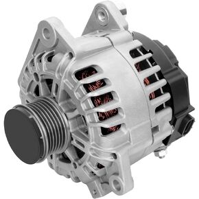 New Alternator Compatible for Nissan for Sentra L4 2.5L 2007-2012 for Nissan for Altima L4 2.5L 2007-2012, High Output Alternator Replace OE# AVA0074, 11258N, 23100JA02A, 23100-JA02B, TG12C032