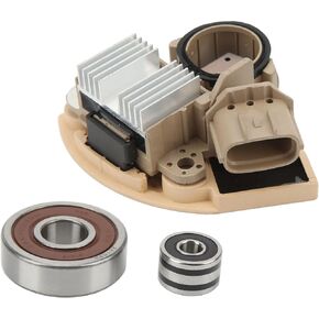 Alternator Rebuild Repair Kit for Infiniti 23100 1AA1A for Mitsubishi A003TJ3691, Aluminium Alloy Regulator Brushes Bearings Kit for Murano for Quest for Altima for Maxima V6 3.5L