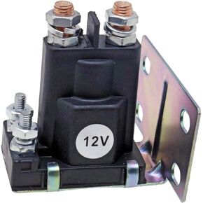 JEENDA Starter Solenoid AM104036 Compatible with John Deere 108 111 116 116H 130 STX30 STX38 STX46 R72 R92 GX75 RX75 SX75 SRX75 4700 6100 6500 6600
