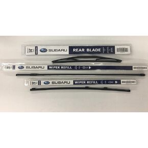 2006-2007 Subaru Tribeca Front & Rear Windshield Wiper Blade Refill Set Genuine