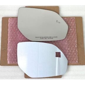 Blind Spot Mirror Glass with Full Size Adhesive for 2018-2024 Volkswagen Atlas Passenger Side View Right RH