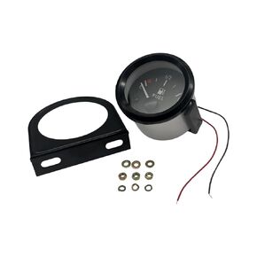 Fuel Level Gauge 2" 52mm E-1/2-F Pointer Universal Fuel Tank Meter with LED Backlight 12V Compatible with Car RV Yacht Boat Motorcycle