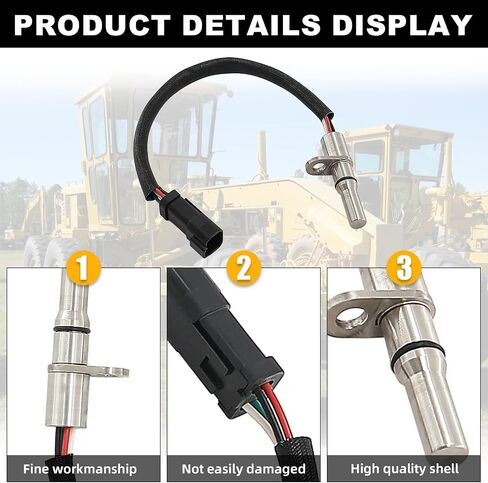استبدال مستشعر السرعة متوافق مع Caterpillar CAT Skid Steer Loader 226D 236D 242D 246C 246D 256C 262C 262D Motor Grader 120 Compactor CB-44B CB46B CB7 CB8 CD8 262-3764 2623764 CA2623764 in Saudi Arabia