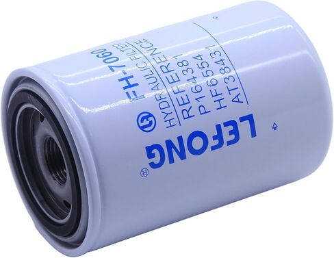 2 قطعة فلتر ناقل الحركة الهيدروليكي LEFONG FH-7060-2 (ميكرون 10) يستبدل 723-0405، BT839، P1654A، P551551، 51259، 48758، 103-2146، 453058، 03931900، 36330-82630، 0941 4200, 83-014 يناسب مقسم الخشب in Kuwait