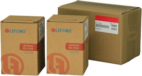 2 قطعة فلتر ناقل الحركة الهيدروليكي LEFONG FH-7060-2 (ميكرون 10) يستبدل 723-0405، BT839، P1654A، P551551، 51259، 48758، 103-2146، 453058، 03931900، 36330-82630، 0941 4200, 83-014 يناسب مقسم الخشب in Kuwait